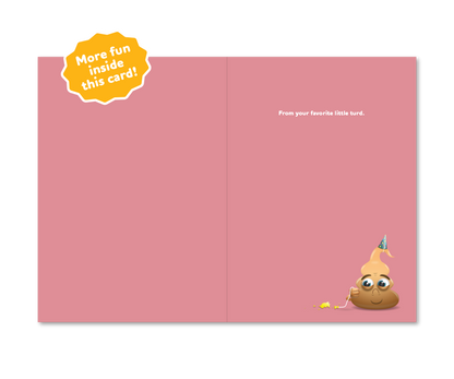 Crappy Birthday - Red - Greeting Card