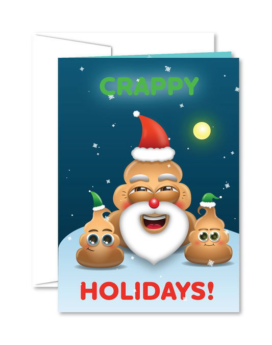 Crappy Holidays - Greeting Card