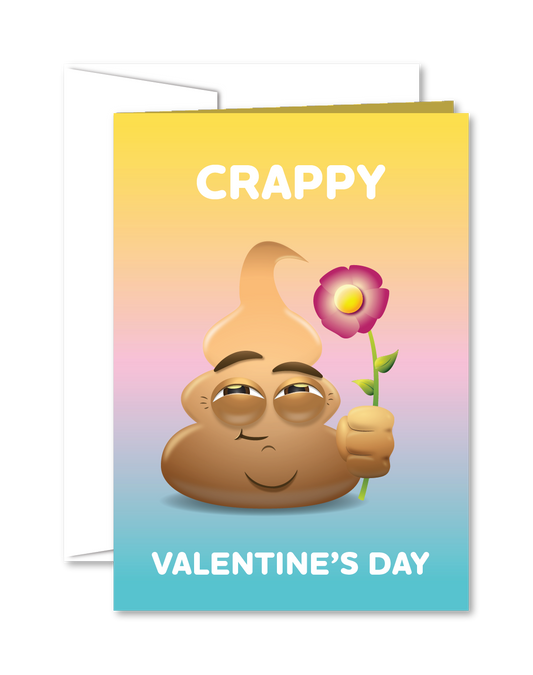 Crappy Valentine's Day - Greeting Card