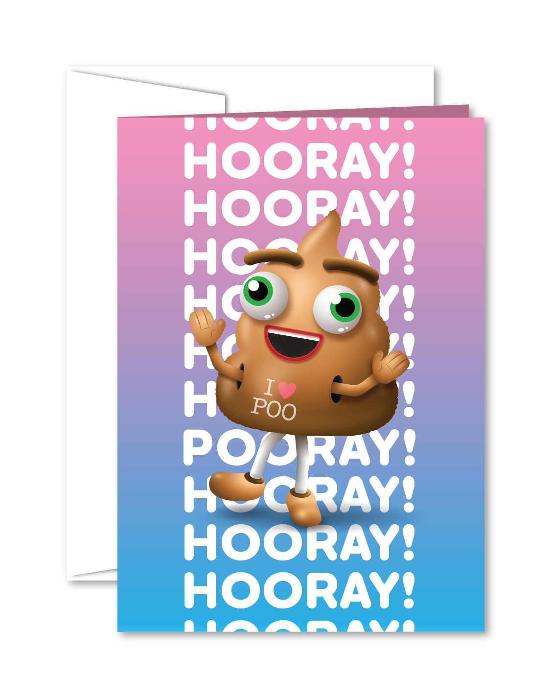 Hooray Pooray - Greeting Card