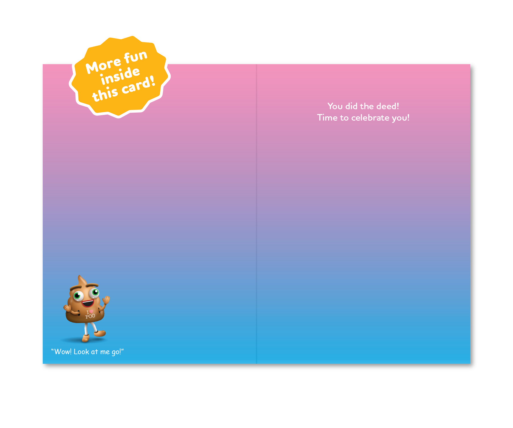 Hooray Pooray - Greeting Card