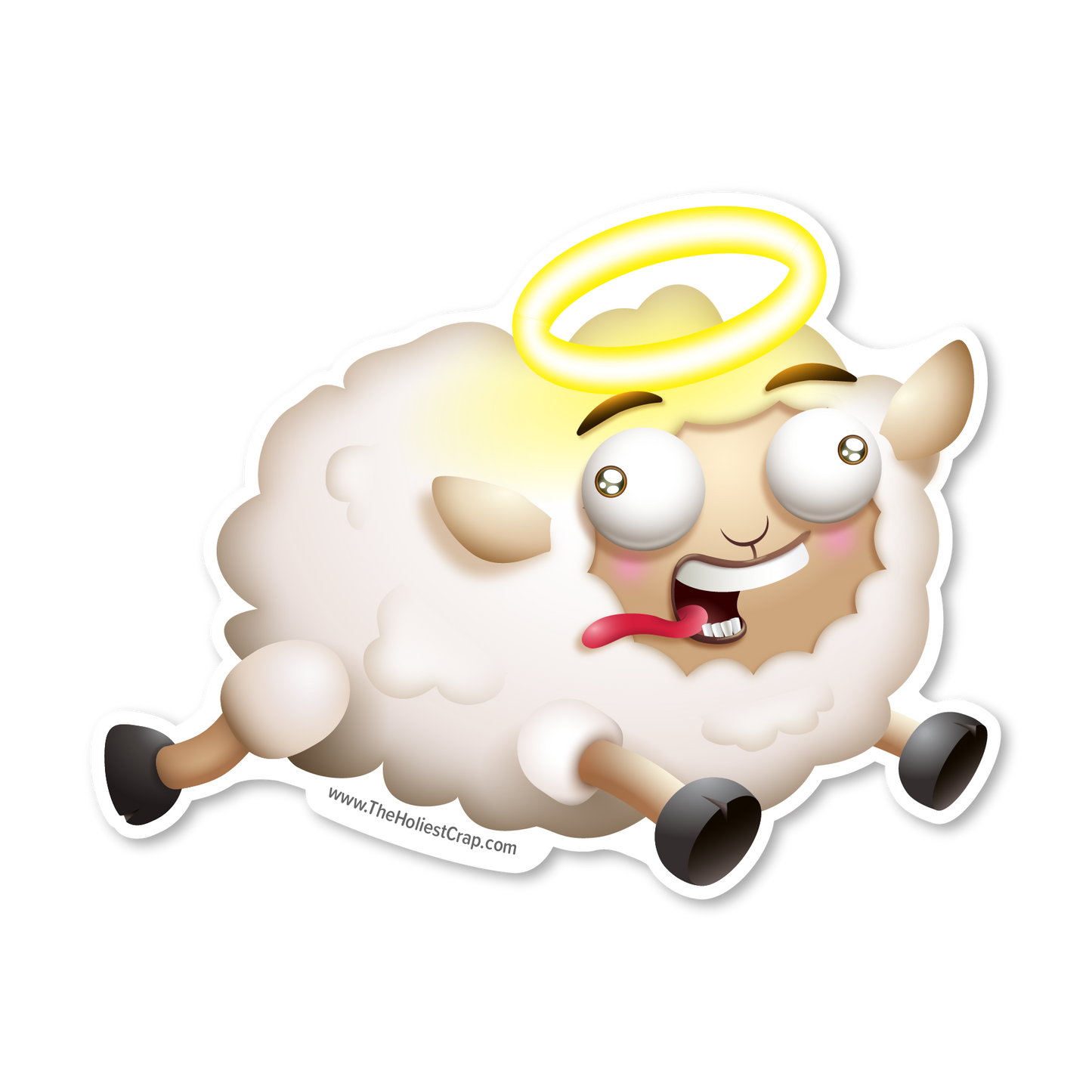 Holy Sheep - Vinyl Sticker - 3 inch