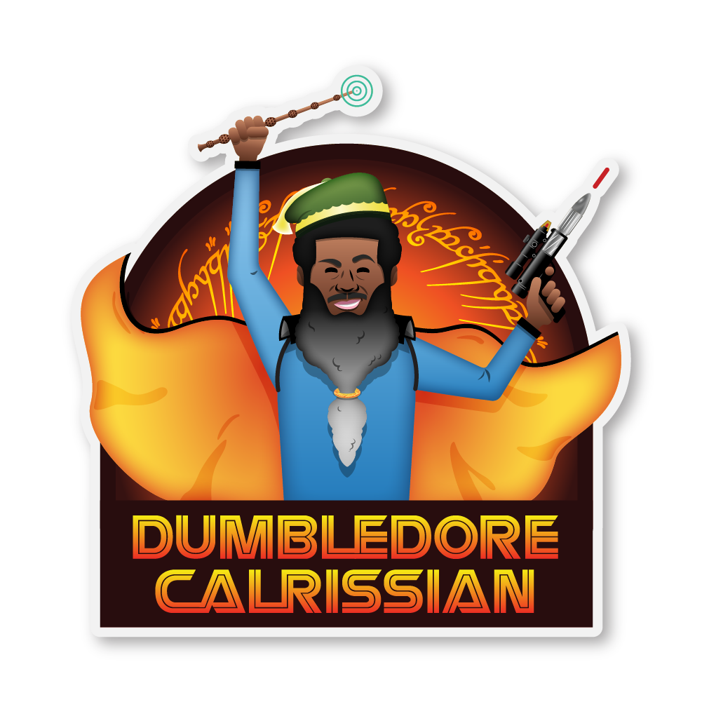 Dumbledore Calrissian - Vinyl Sticker - 4 inch